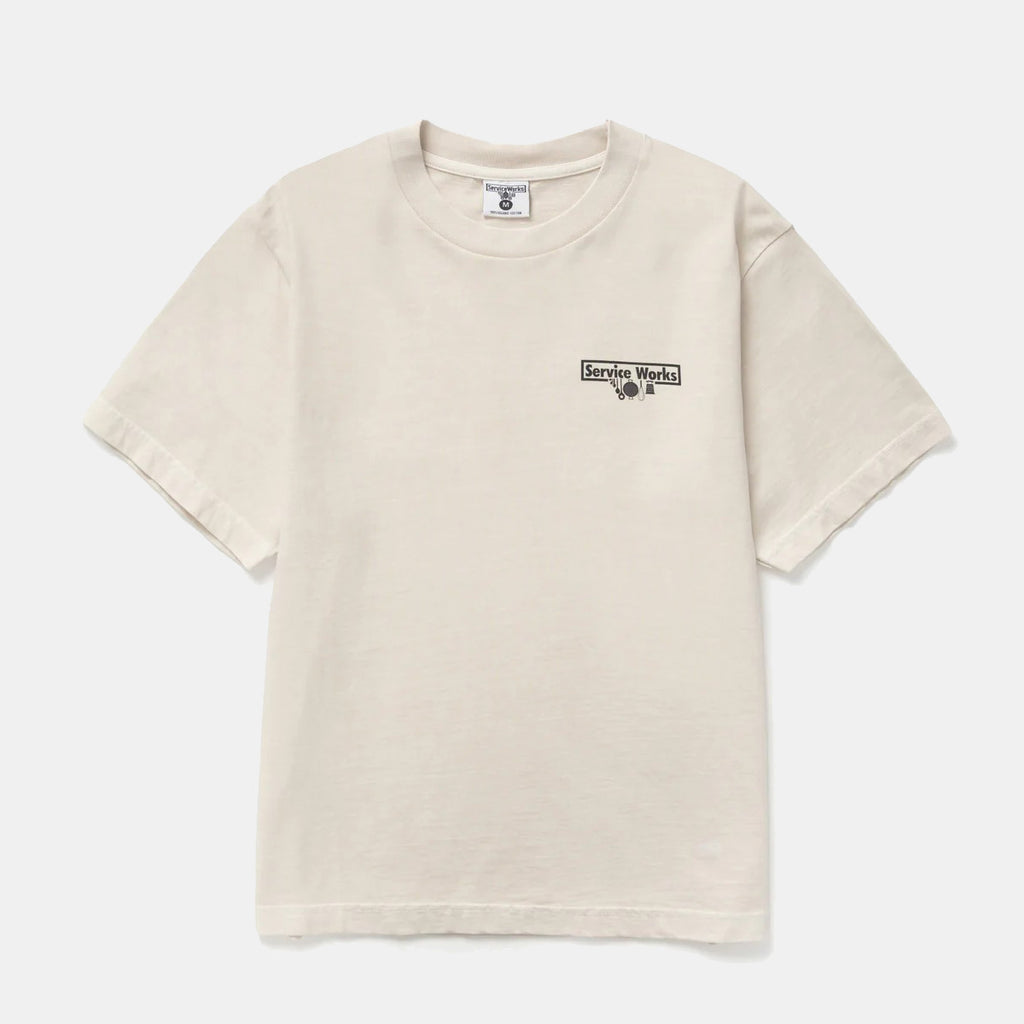 Pigment Dyed Trademark Tee - Natural