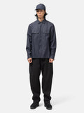 Travail Shirt Cotton Linen Denim - Indigo