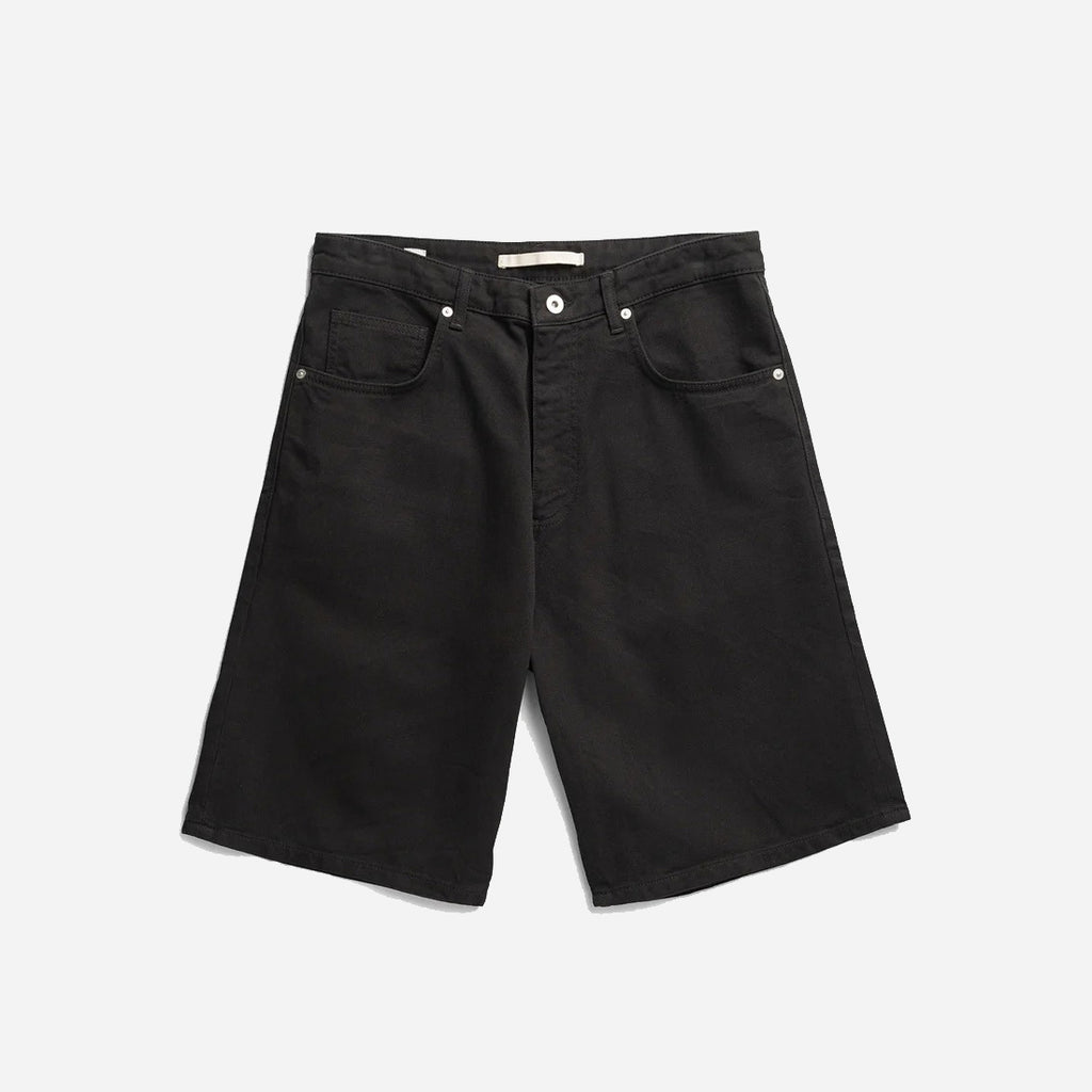Korshavn Relaxed 5 Pocket Heavy Twill Short - Black