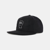 Flannel Classic Logohead 6 Panel Hat - Black