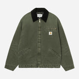OG Detroit Jacket - Olive / Black (stone canvas)