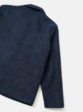 OG Bakers Jacket  Harris Tweed - Blue/Black