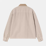 Prescott Shirt Jacket - String/leather (garment dyed)