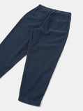 Pleated Track Pant Cord - Dark Navy