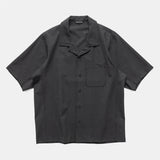 Revel S/S Shirt Tropical Wool - Charcoal