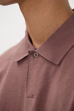 Sylane Relaxed Light Pile Jersey Polo - Peppercorn