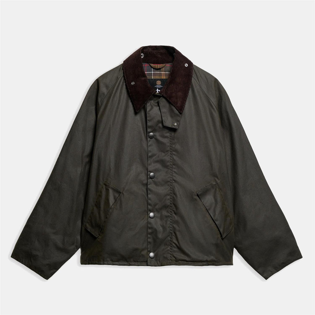 Transport Waxed Jacket - Olive