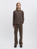 Another T-shirt 3.0, JPN, - Brown Ecru Stripe