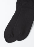 Organic Daily 3-Pack Ribbed Crew - Black