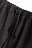 Pigment Herringbone Chef Pants - Black