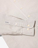 Noah Oxford Shirt - White/Brown