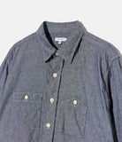 Work Shirt - Grey Cotton Chambray
