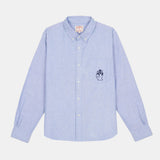 Brooks Brothers California Selvedge Oxford Button Up - Blue