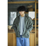 Relax Fit Oxford Coverall - Army Green