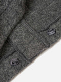 Advance Cardigan Wool Fleece - Grey Marl