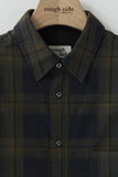 Primary Shirt - Dark Olive Plaid