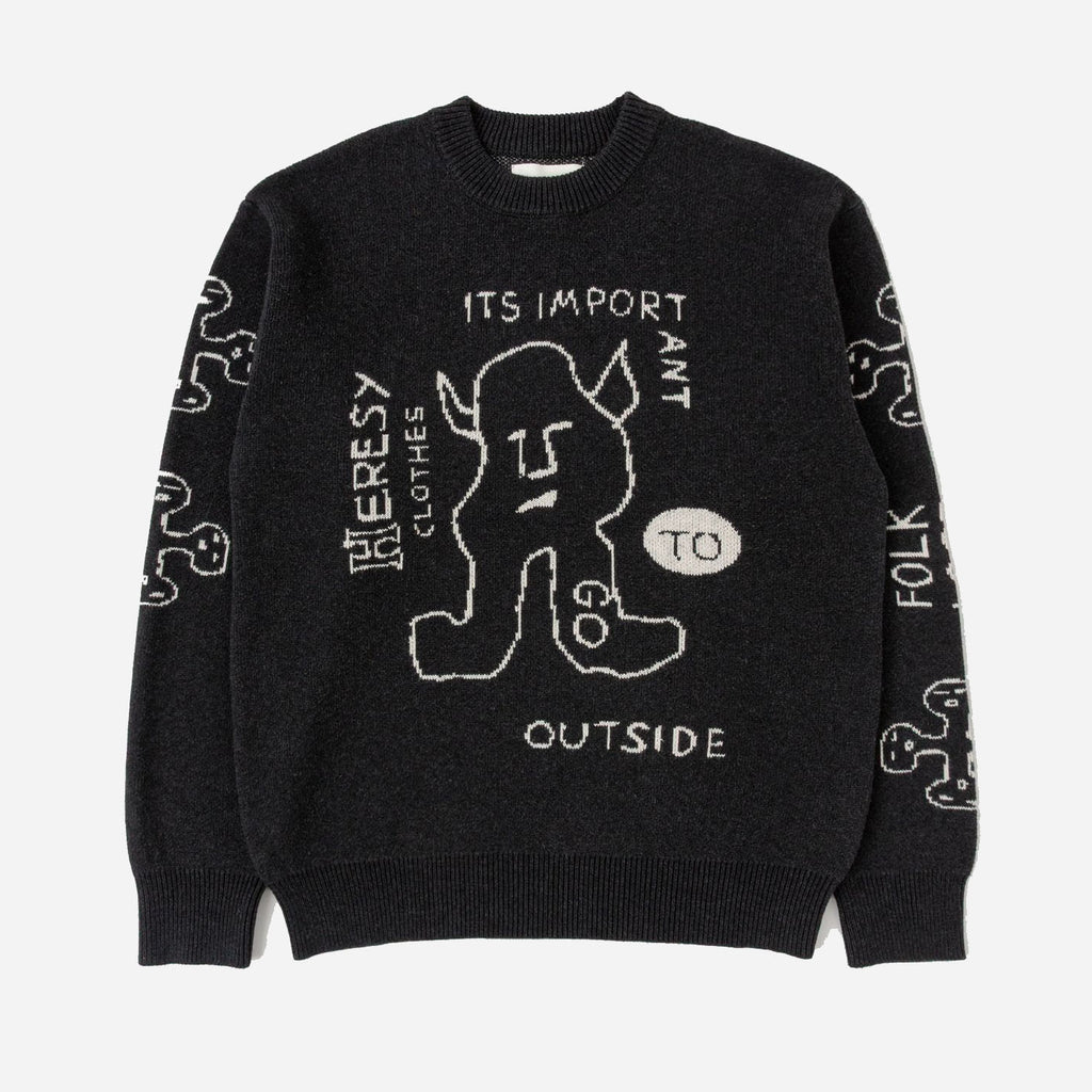 Outdoors Knit - Black