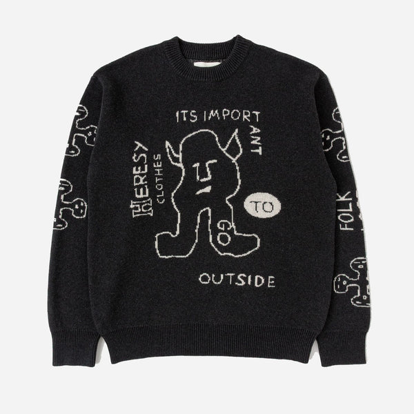 Outdoors Knit - Black