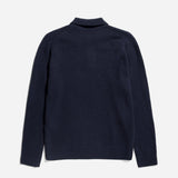Norse Standard Merino Lambswool Polo - Dark Navy