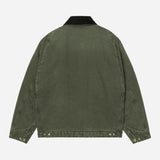 OG Detroit Jacket - Olive / Black (stone canvas)