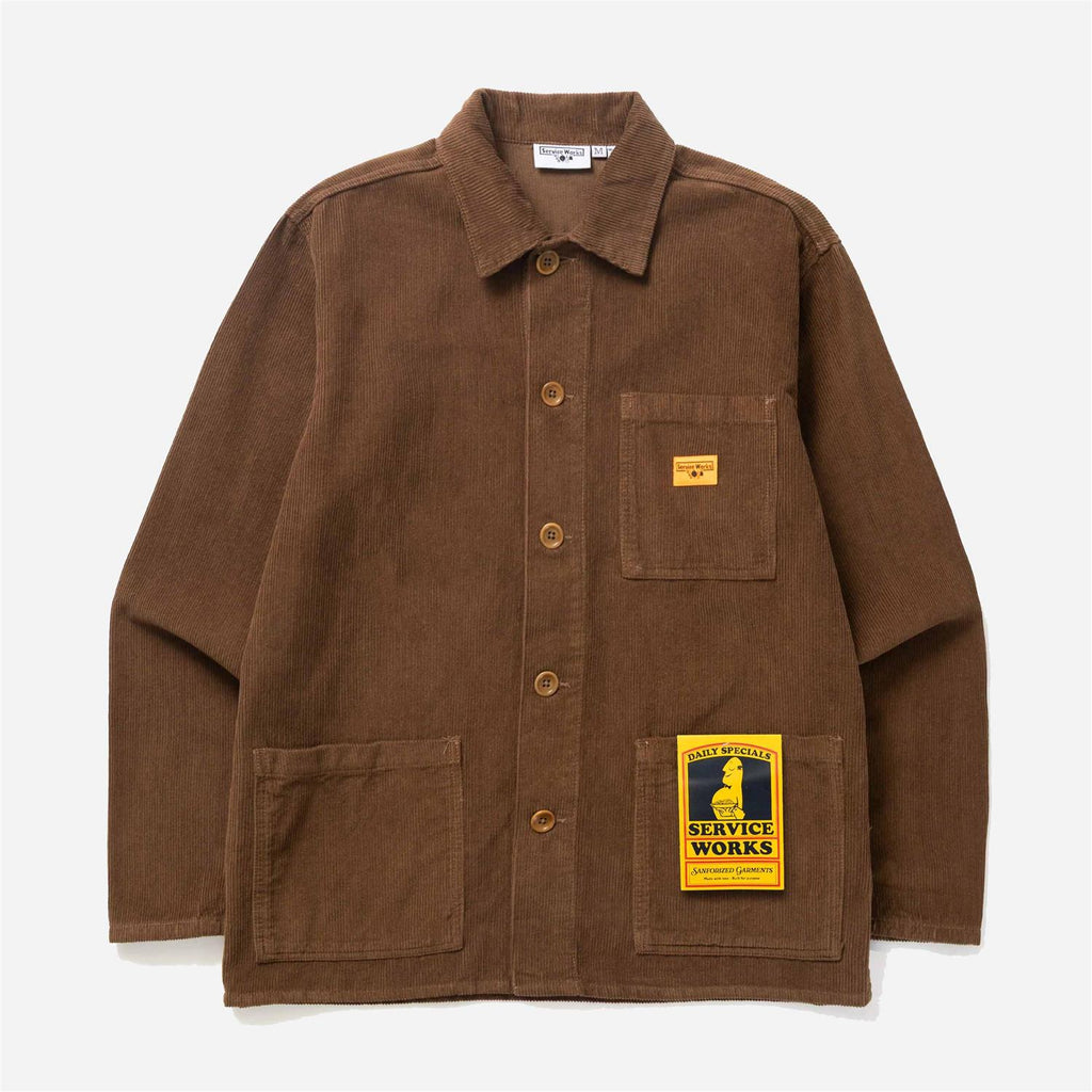 Corduroy Chore Shirt  - Bark
