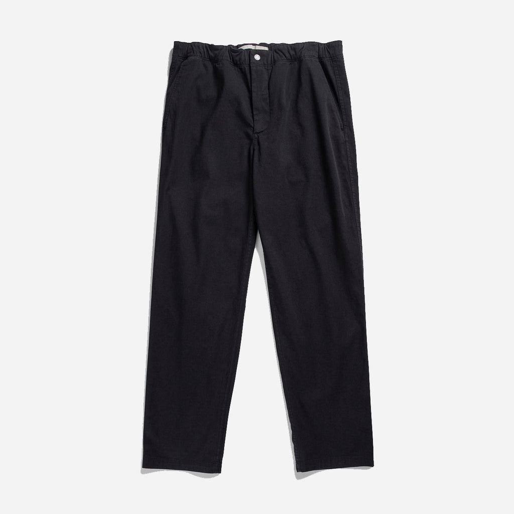 Trysil Regular Organic Stretch Twill Trouser - Black