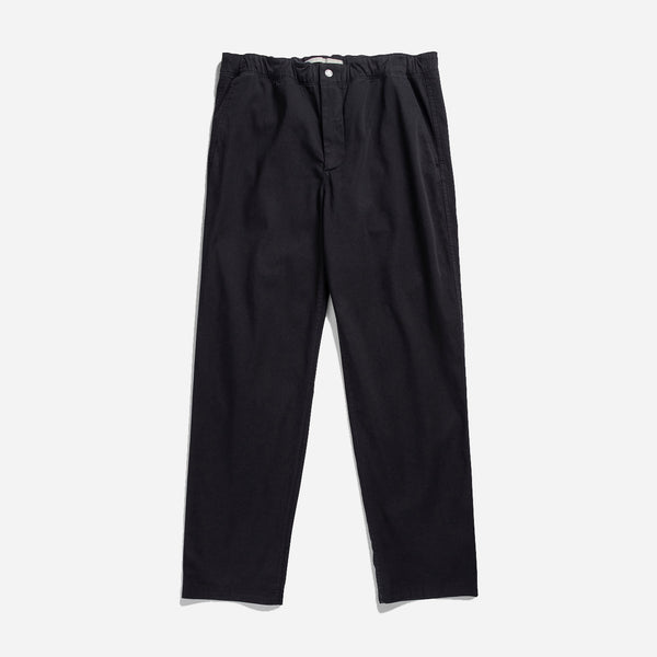 Trysil Regular Organic Stretch Twill Trouser - Black