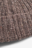 Daniel Donegal Rib Beanie - Seal Brown