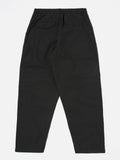 Recycled Polytech Pleated Track Pant - Black