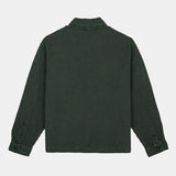 Waffle Button Front Shirt - Pine