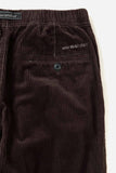 corduroy pants - dark brown