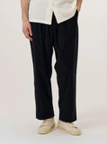 Organic Fine Cord Oxford Pant - Black