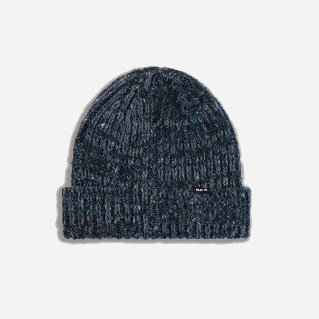 Isla Beanie -  Navy Marl Merino Wool
