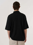 Woolcot Bio S/S Pullover Knit Shirt II - Black