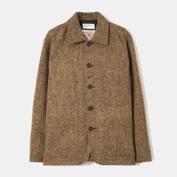 OG Bakers Jacket  Harris Tweed - Sand/Brown