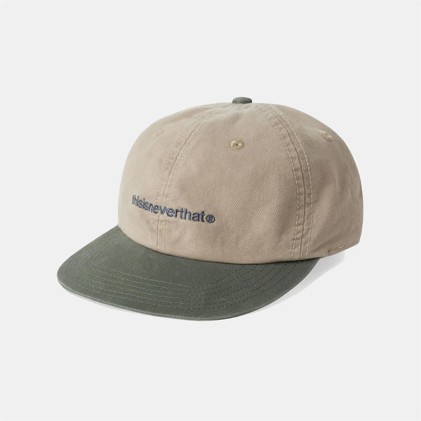 Washed T-Logo Cap - Beige/Moss