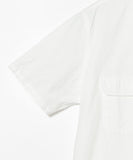Open Collar Short Sleeve Peruvian Pima - White