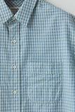 Essential Half Shirt - Blue Check