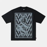 Combo Chevron T-Shirt - Black