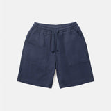 Seersucker Chef Shorts - Navy