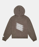 Chroma Wash Cropped Hoodie - Cocoa
