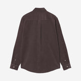 L/S Madison Fine Cord Shirt - Shale/Wax