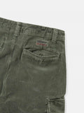 Overdyed Corduroy Cargo Short - Dark Olive