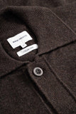 Aldrup Lambswool Cardigan - Heathland Brown