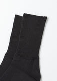 Organic Daily 3-Pack Ribbed Crew - Black