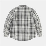 Washed Check Shirt - Grey