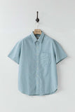 Essential Half Shirt - Blue Check