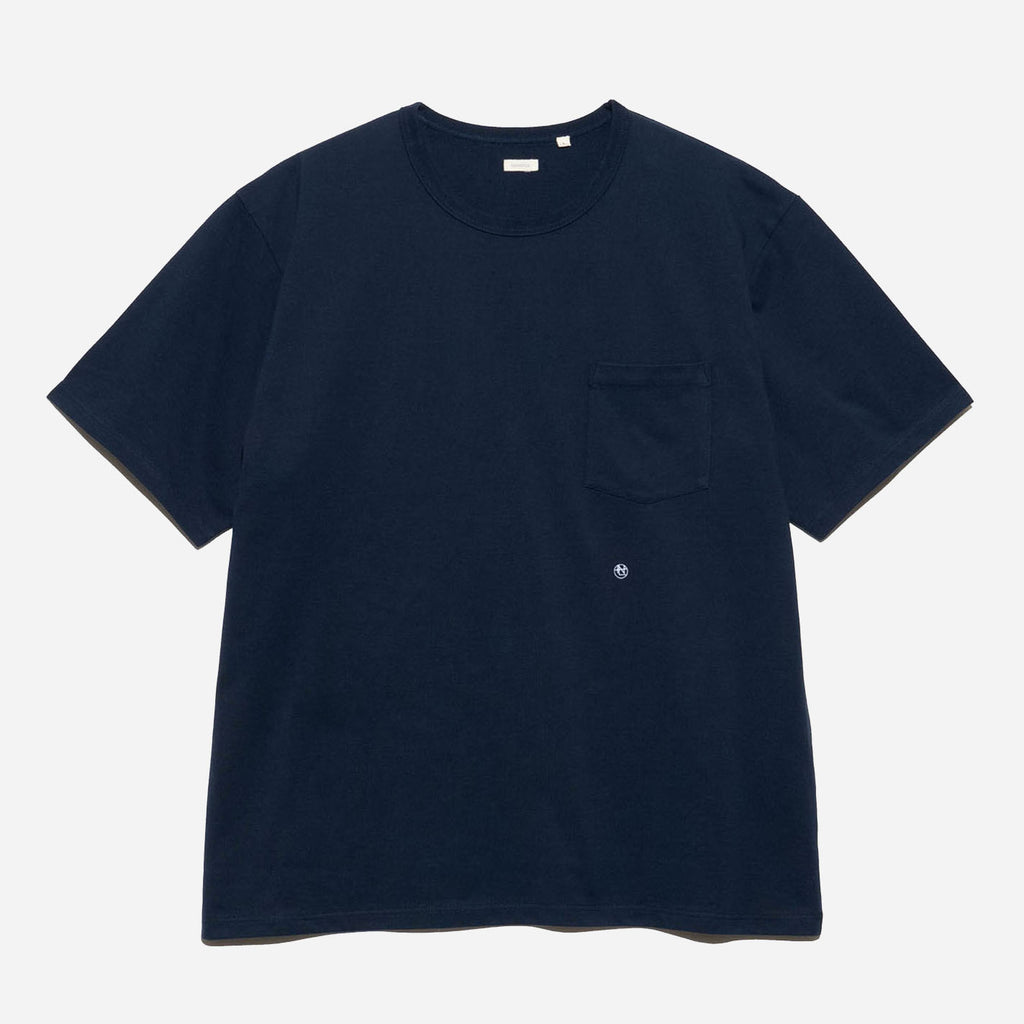 COOLMAX Jersey Pocket Tee - Navy