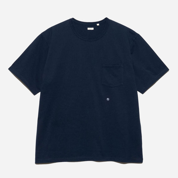 COOLMAX Jersey Pocket Tee - Navy