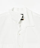 Open Collar Short Sleeve Peruvian Pima - White